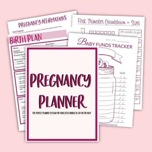 Pregnancy Planners – My Motherhood Made Easy