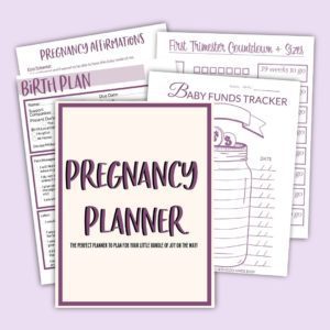 Purple Pregnancy Planner