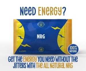Need Energy? Get The Energy You Need Without The Jitters With The All Natural NRG!