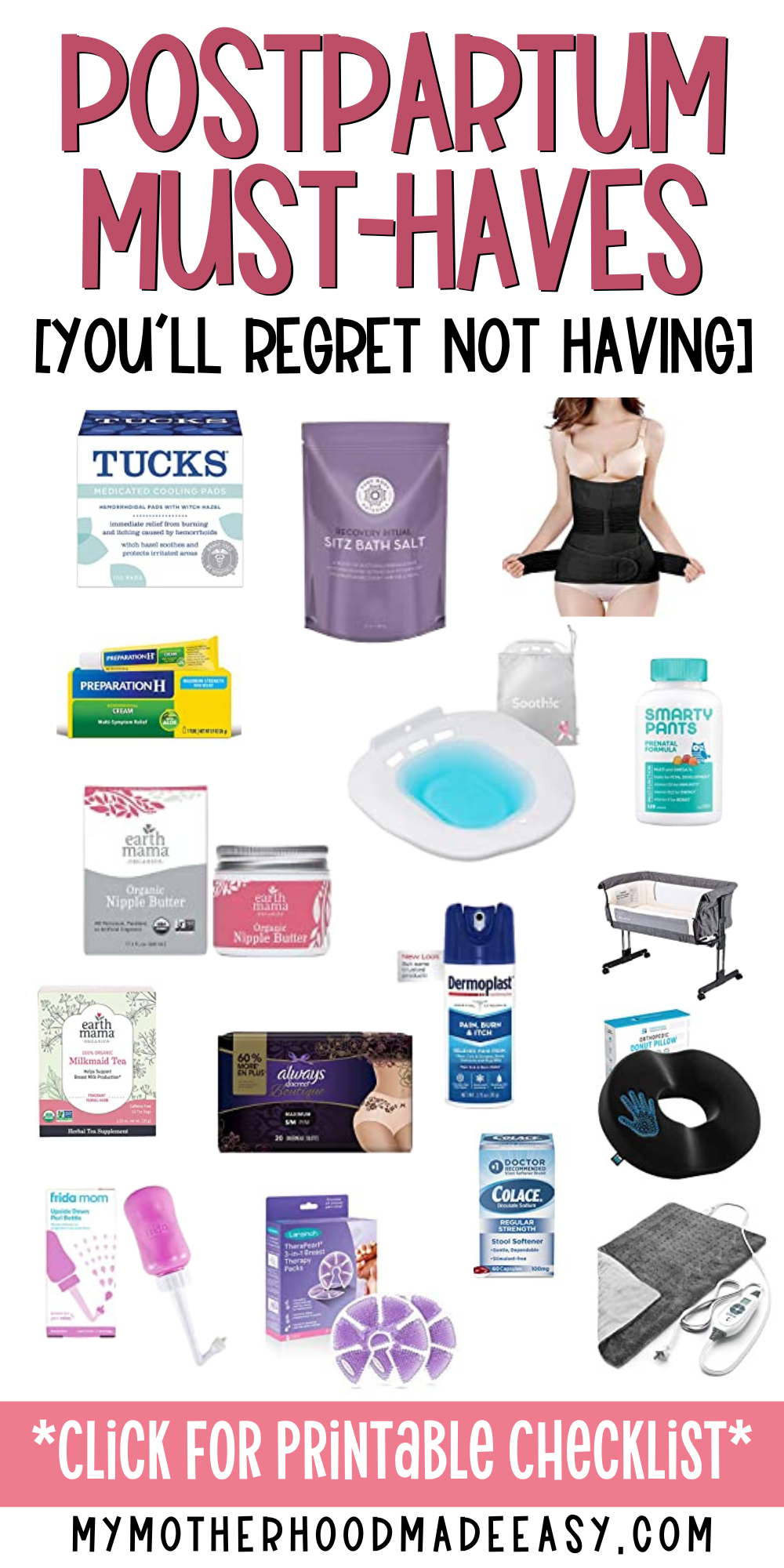 Postpartum Essentials for New Moms