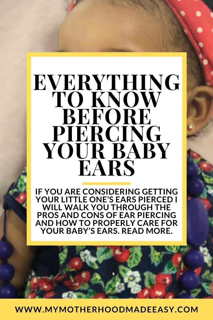 If you are considering getting your little one’s ears pierced I will walk you through the pros and cons of ear piercing.  I’ll also discuss how to properly care for your baby’s ears after they get pierced and show you the best products to use to prevent infection.  Baby Ear Piercing Baby Ear Piercing Tips How to clean baby ear piercing baby ear piercing after care