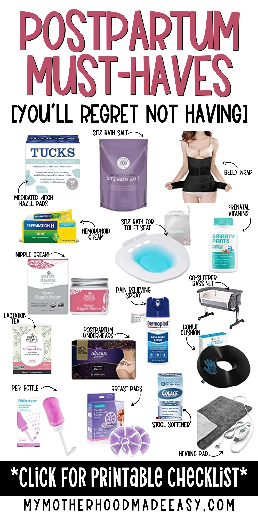 10 Postpartum Care Kit Essential Must-Haves