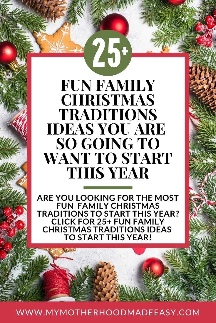 Are you looking for the most fun Family Christmas Traditions to start this year? Click for 25+ Fun Family Christmas Traditions Ideas To Start This Year!
