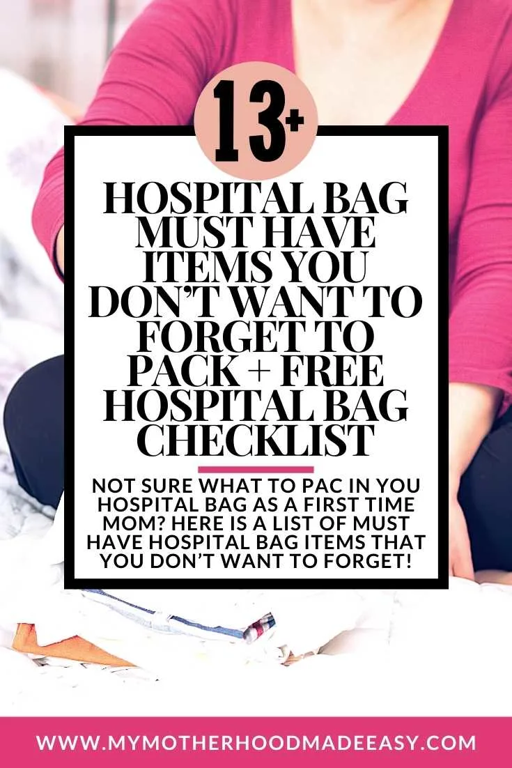Must have Hospital Bag Items | Hospital Bag Must Haves | What to Bring to The Hospital