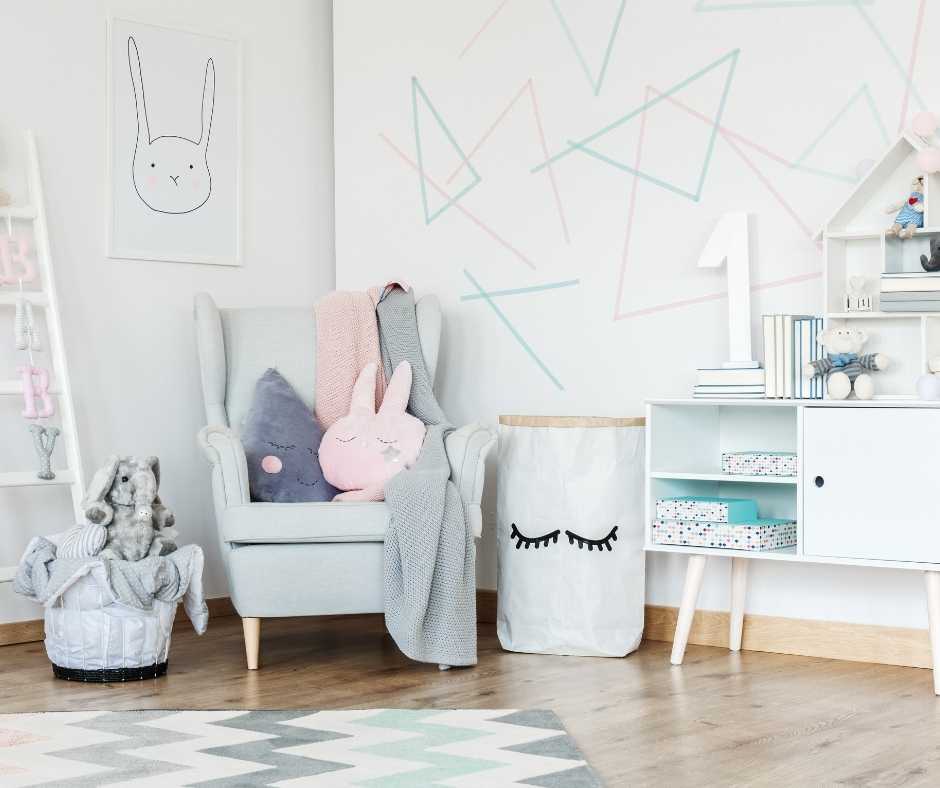 Girly Baby Nursery Room