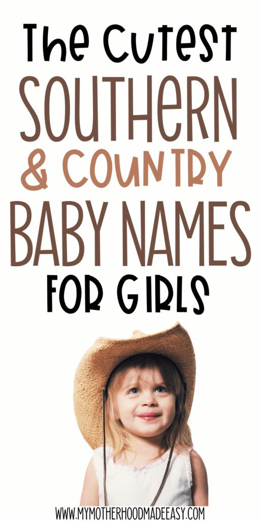 Are you expecting? Looking for meaningful, heartwarming southern baby names? Check out this article for great southern & country baby names!