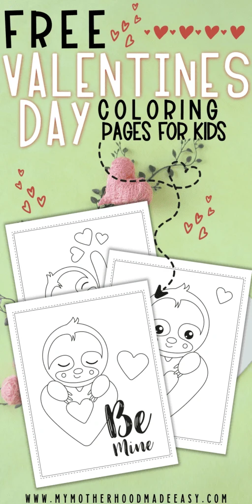 Looking for the perfect valentines coloring pages for kids pdf? We have FREE valentines day printable for kids activities to keep your little one busy this valentines day! These Printable Valentines Coloring Pages make great kids activity sheets for your little one! These FREE Printable Valentine coloring pages are perch for Kids Valentine parties, preschool valentine theme, or just fun at home! Either way your kids will love these valentine’s day coloring sheets! #valentinesday #instantdownload #kidsactivities #valentinesforkids