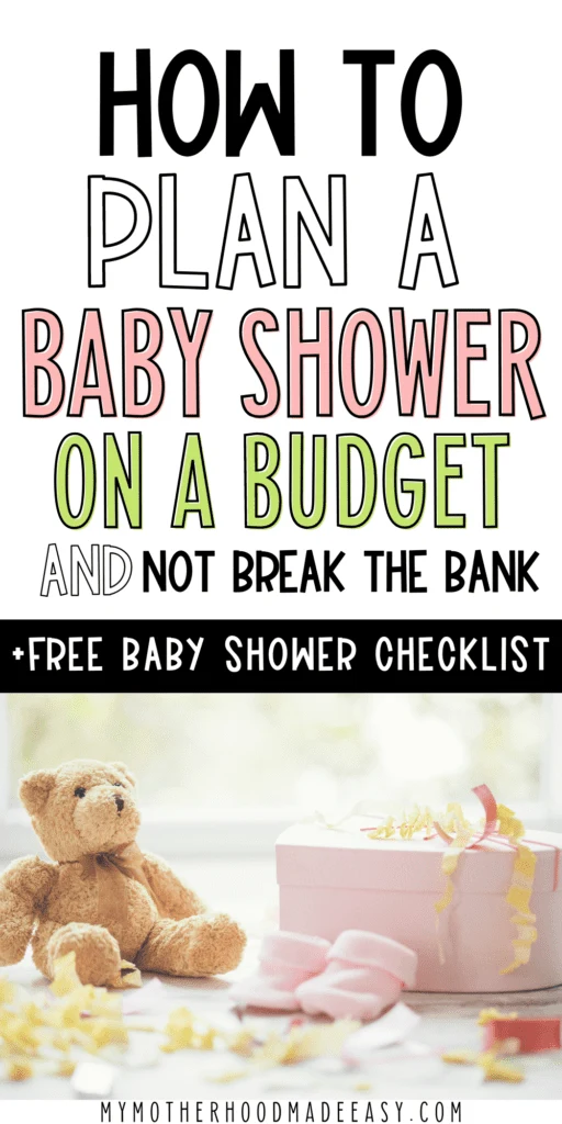 If you are looking to plan a cute baby shower on a budget, I have some awesome tips and tricks to help you get started planning for your budget baby shower. Included are cheap baby shower ideas for boys and girls, a baby shower list, the best baby shower favors on a budget, of course, baby shower snacks, and a baby shower checklist to help you plan out your cheap baby shower. Having an affordable baby shower, can help you stick with having a baby on a budget, and who said cheap baby showers can’t be beautiful baby showers? Don't for to grab our FREE Baby shower Checklist with also includes a budget template for your baby shower. 