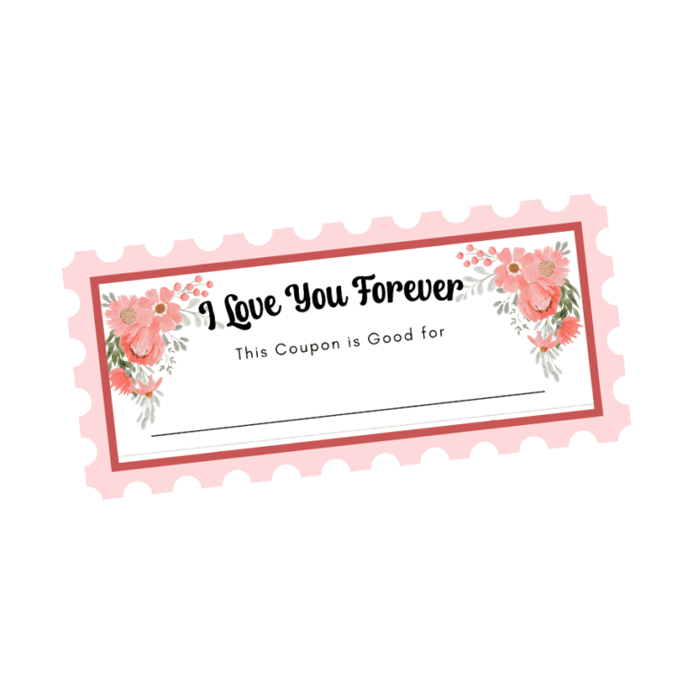 Free Printable Mother’s Day Coupon Book For Mom from Kids (PDF) – My Motherhood Made Easy