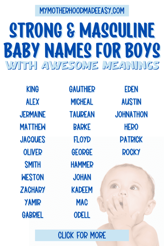 Looking for the perfect baby boy name for your precious baby boy on the way? Here is over 237+ Baby Boy names to choose from! Read more of these awesome baby names for boys.