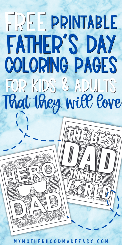 These free, printable Father's day coloring pages will make dad happy this year. From sports to superheroes, there is something for every kind of dad. Print these out and let the kids color them in while you celebrate fatherhood together.