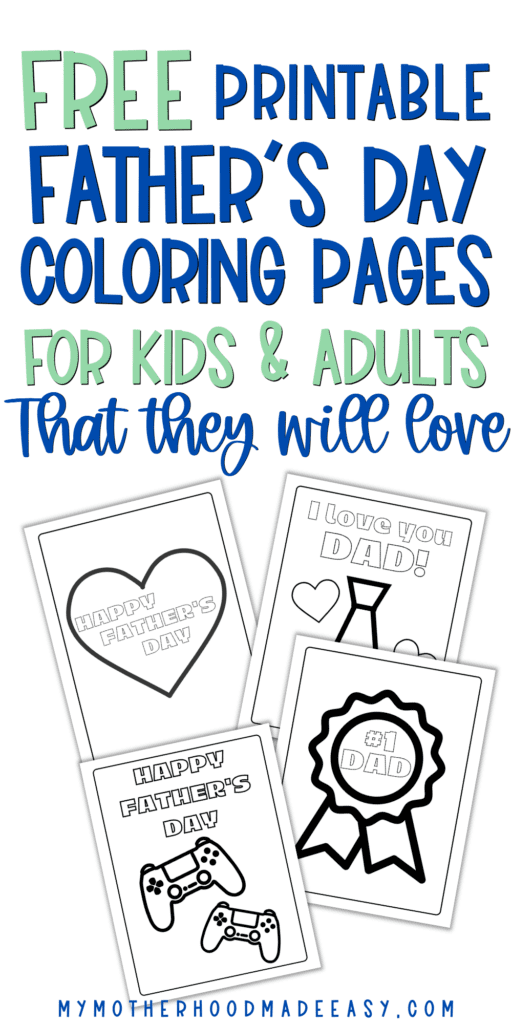 Find the perfect Father's day coloring pages for your kids that will make dad smile. These fun and festive father's day coloring sheets are sure to keep everyone entertained. Plus, they're free to download!