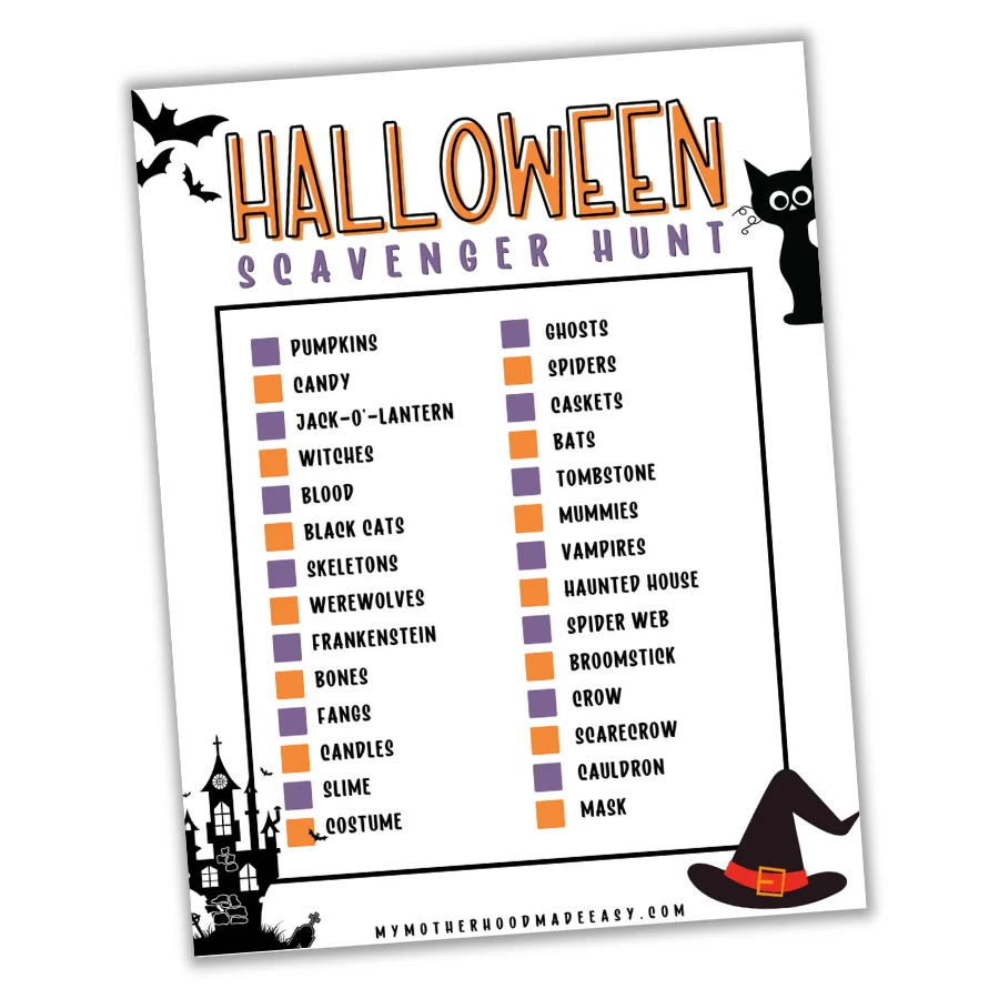 Looking for a fun and spooky way to celebrate Halloween this year? Why not try a scavenger hunt! We've created a free printable Halloween scavenger hunt pdf that will keep you, your kids, and your friends entertained all night long. The hunt includes 14 different clues, so it's perfect for families or groups of friends (yes, kids and adults too). Plus, we've also included a list of bonus items that can be found around the house or outside. So what are you waiting for? Download the pdf now!