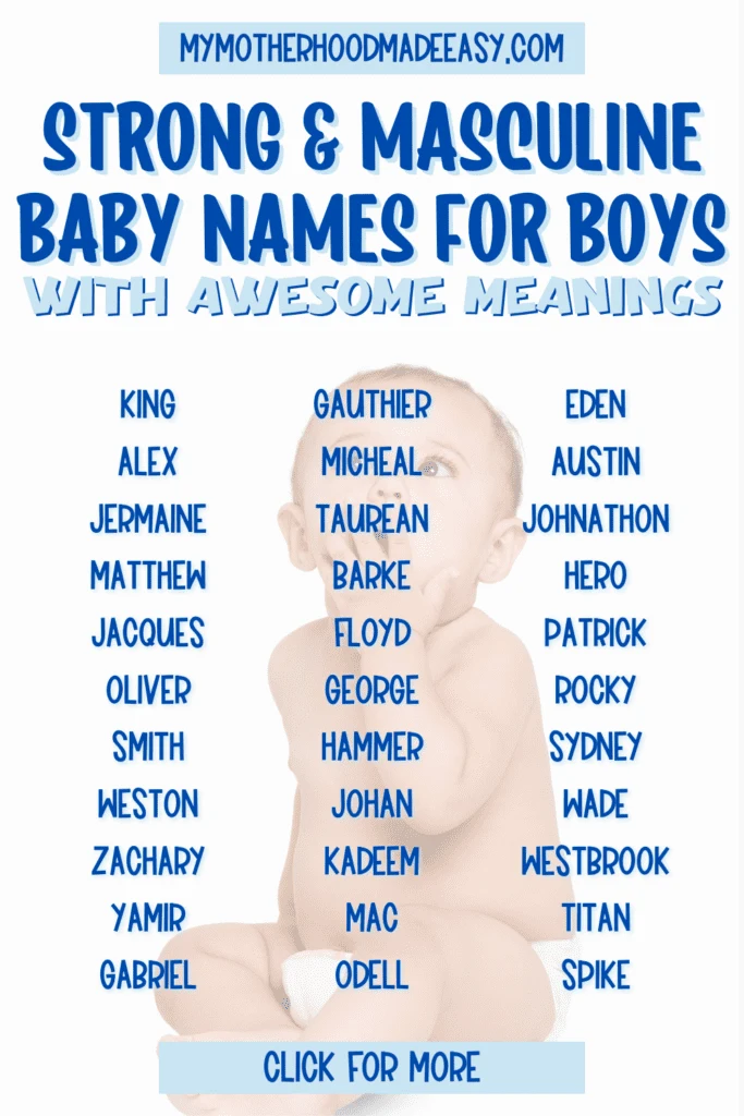 Looking for the perfect baby boy name for your precious baby boy on the way? Here is over 237+ Baby Boy names to choose from! Read more of these awesome baby names for boys. So perfect you'll wanna snag the name for your baby boy!