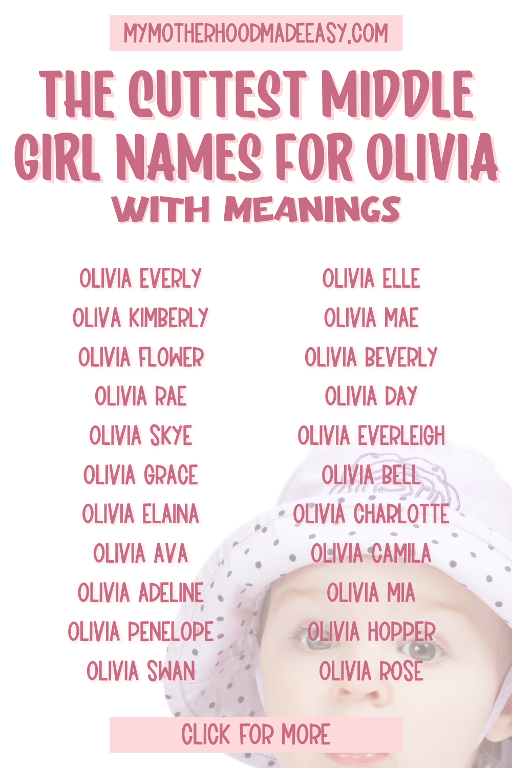 Good Middle Names For Olivia