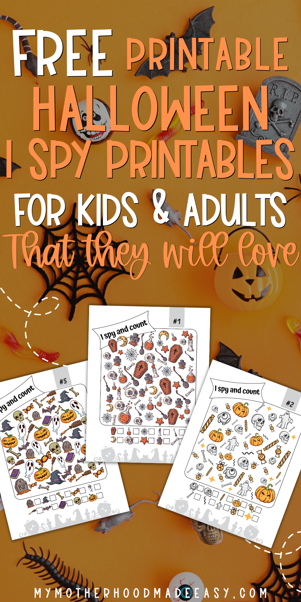 FREE Halloween I Spy Worksheets PDF (2022) – My Motherhood Made Easy