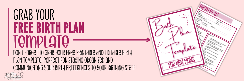 Don't know how to get started creating your Birth Plan as a first time mom? Here is a how to guide on creating your birth plan + Template! Don’t forget to grab our Free Printable Editable Birth Plan Template PDF. Perfect for a checklist on everything you want to happen while giving birth, labor, and after delivery (Postpartum). Whether you plan on having a simple birth, unmedicated birth, natural birth, or if you have specific birth preference this the perfect birth plan template for you! 