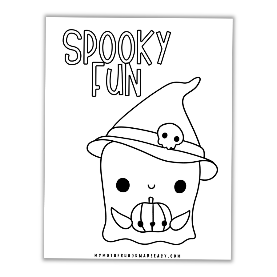 How cute are these ghost coloring pages?! Perfect for any little ones who love ghosts and Halloween! And what's not to love? These Cute Ghost Halloween coloring pages are so much fun and are sure to get your kids into the Halloween spooky spirit!