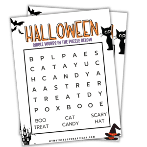 Fun Halloween Word Search Puzzle with Answers [Free Printable PDF] – My ...