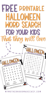 Fun Halloween Word Search Puzzle with Answers [Free Printable PDF] – My ...