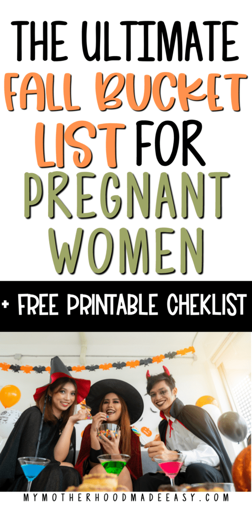 Looking for things to do in the fall while pregnant? Here is a super fun fall bucket list for pregnant moms and mommies to be! Read more!