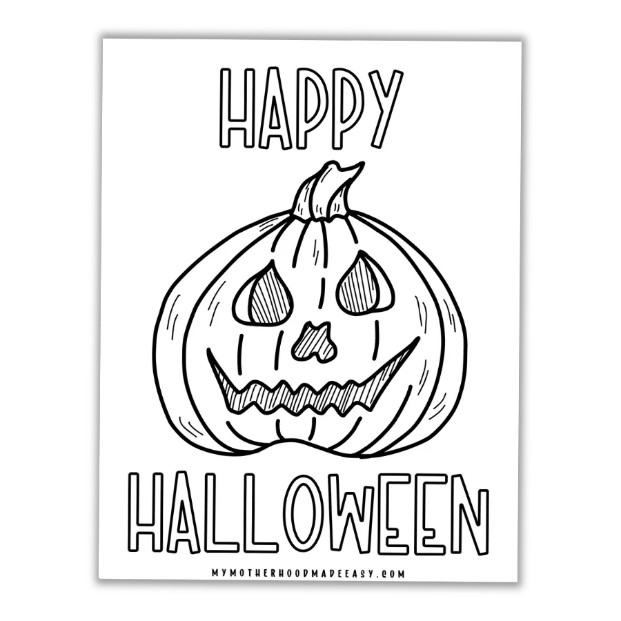 Looking for some fun and creative ways to get into the Halloween spirit? Check out our Free Pumpkin Happy Halloween Coloring Pages! This coloring page features a spooky pumpkin and the words "Happy Halloween." It's the perfect way to get your kids (or yourself!) into the Halloween mood.
There are so many ways to use this coloring page. You can use it as part of a Halloween decorations project, frame it and hang it up as part of your holiday decor, or even give it as a gift to a fellow pumpkin-lover. No matter how you use it, this coloring page is sure to add some extra fun to your Halloween season.
So what are you waiting for? Get started on your own Free