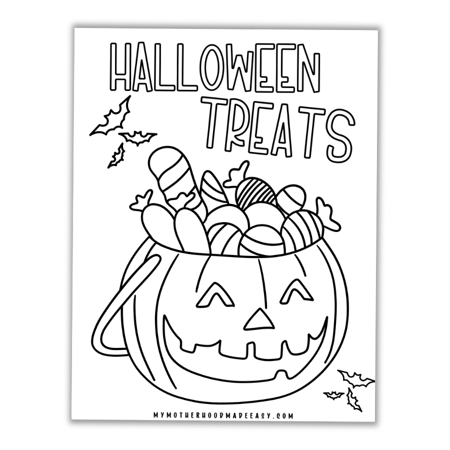 Looking for a fun and easy way to get into the Halloween spirit? Look no further than the Jack O Lantern Halloween Coloring Sheet PDF! This festive coloring sheet is perfect for getting you and your family into the Halloween mood.
The Jack O Lantern Trick or Treat Basket is full of delicious candies, and the bats around the page add a spooky touch. Whether you're looking for a fun activity to do with your kids or just want to get into the Halloween spirit yourself, this coloring sheet is a great way to do it. So grab your markers or crayons and get ready to have some fun!