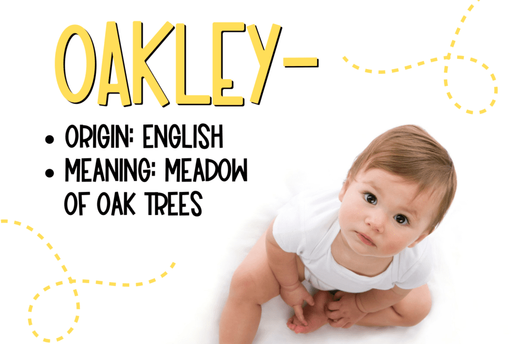 Oakley is a beautiful unisex baby name. Check out our full list of non binary baby names that are gender neutral friendly ! Over 400+ Gender Neutral Baby Names!