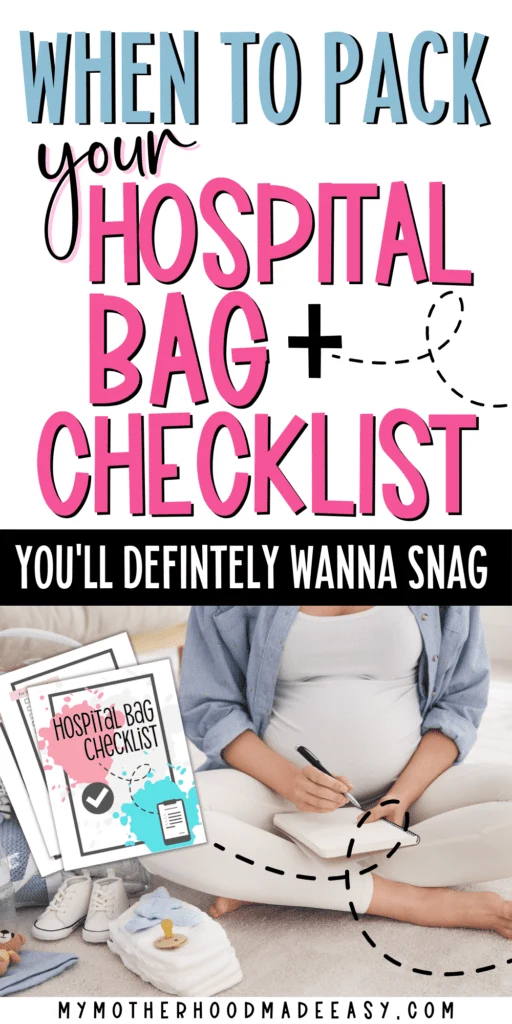Wondering when to pack your hospital bag? Here is our hospital bag guide on how to determine when to pack your bag plus a hospital bag checklist! Read more!