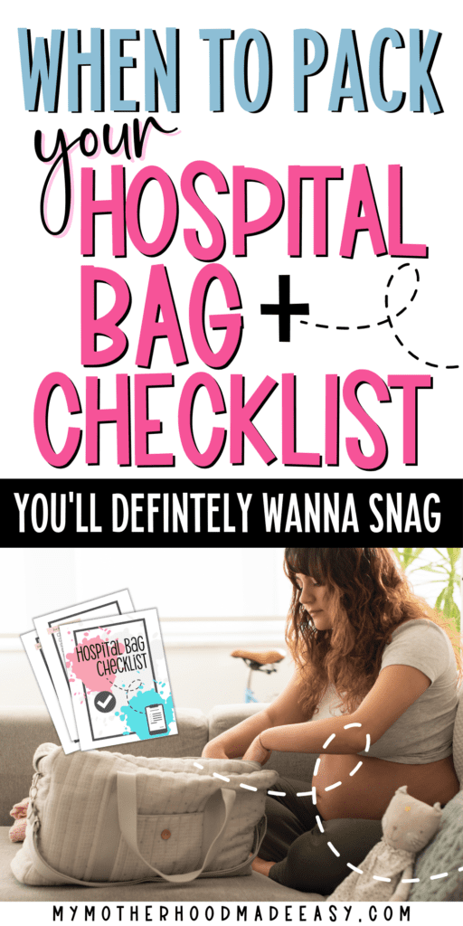 Wondering when to pack your hospital bag? Here is our hospital bag guide on how to determine when to pack your bag plus a hospital bag checklist! Read more!