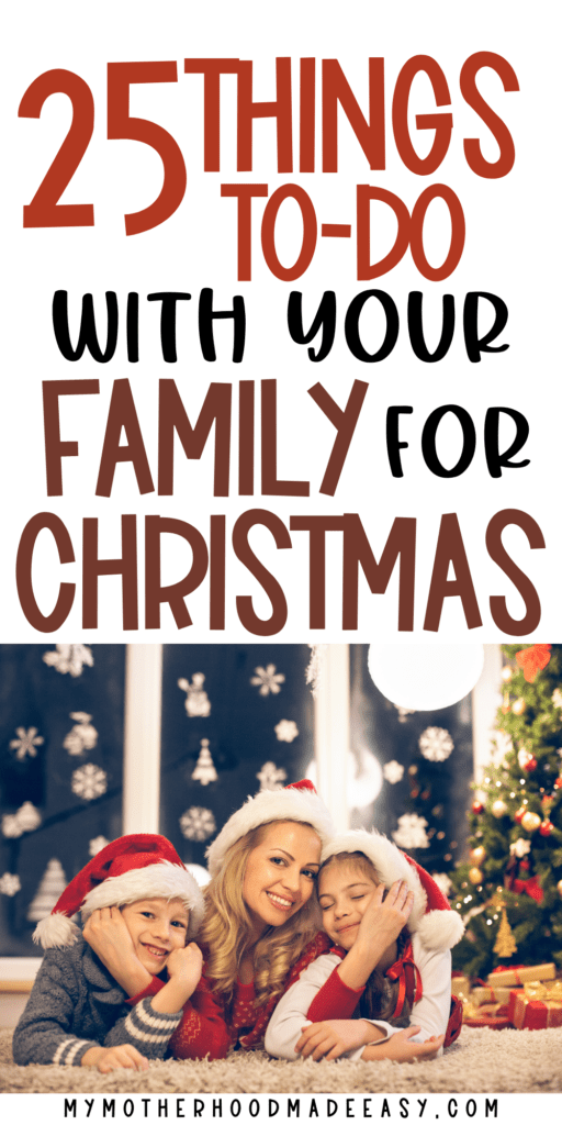 Looking for the Ultimate Christmas Family Bucket List? Check out these amazing things to do on Christmas Eve and Day + Printable PDF