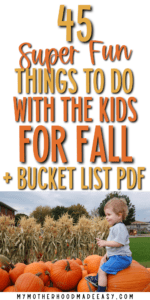 45 Fun Fall Activities for the Whole Family: A Printable Bucket List ...