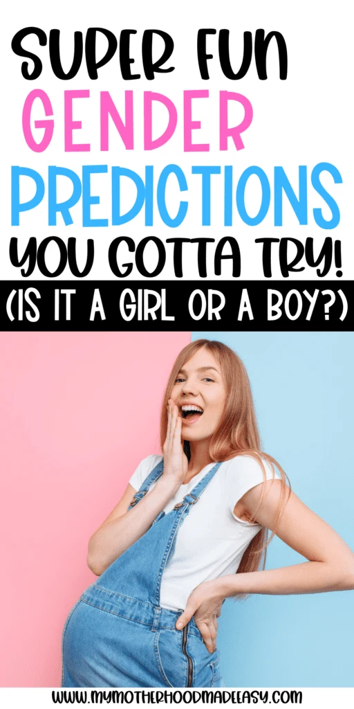 Are you having a baby boy or a baby girl? Here is how to determine Baby Gender based on Old Wives' Tales Predictions. Try Them out yourself!