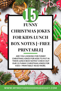 15 Funny Christmas Jokes for Kids Lunch Box Notes [FREE Printable] – My ...