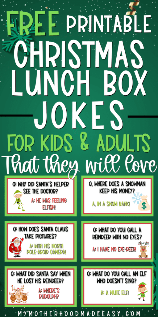 Are you Looking for funny Christmas Jokes for Kids to put in their lunch box notes? Check out our 15 Funny Christmas Jokes for Kids + Printable! Read more. 