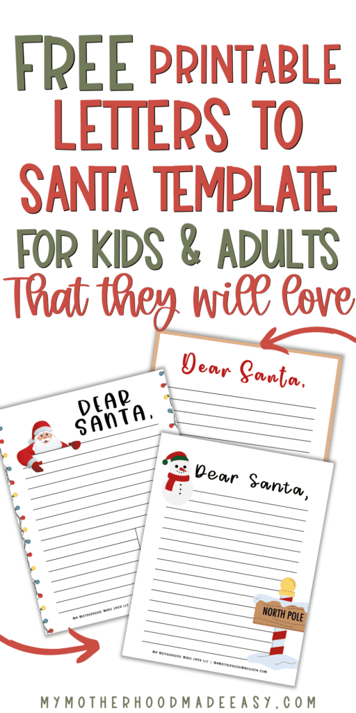 letter to santa template