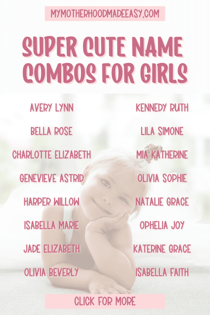 222+ Middle Names For Girls Cute Baby Girl Middle Names My