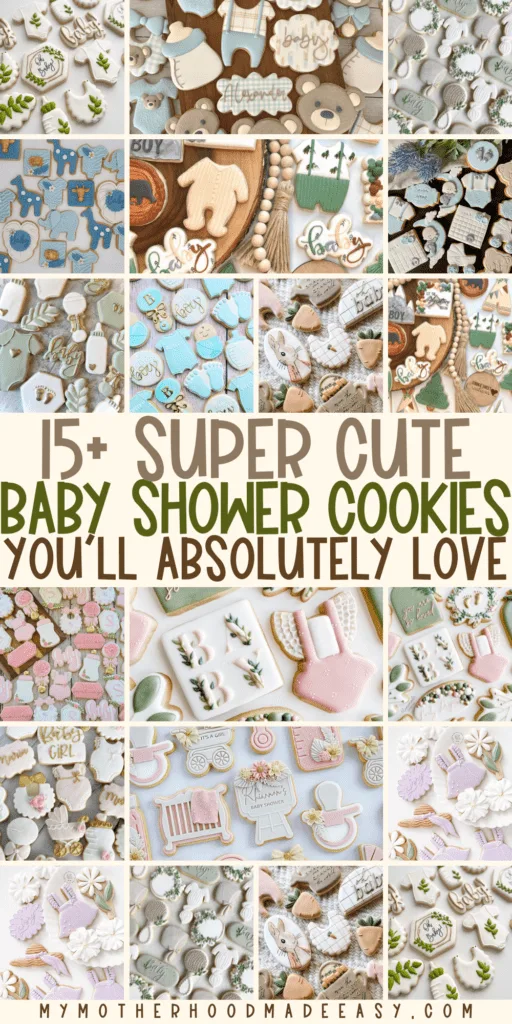 15+ Super Cute Decorated Baby Shower Cookies