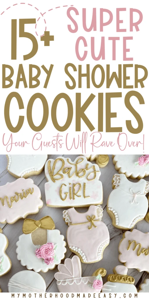 Baby girl Baby Shower Cookies