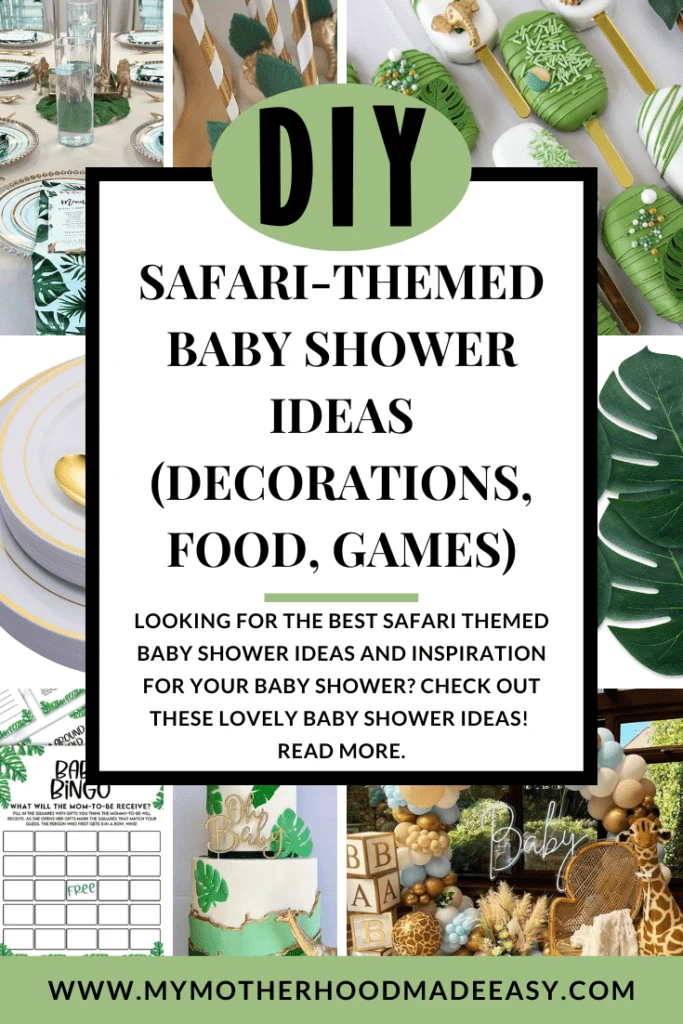 DIY Safari themed baby shower ideas