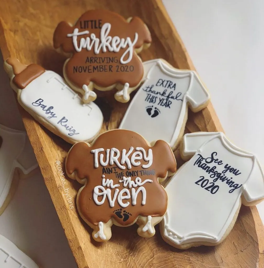 thanksgiving pregnancy reveal