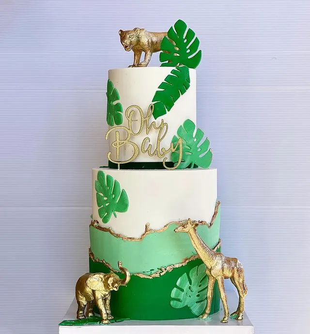 Safari themed baby shower cake ideas