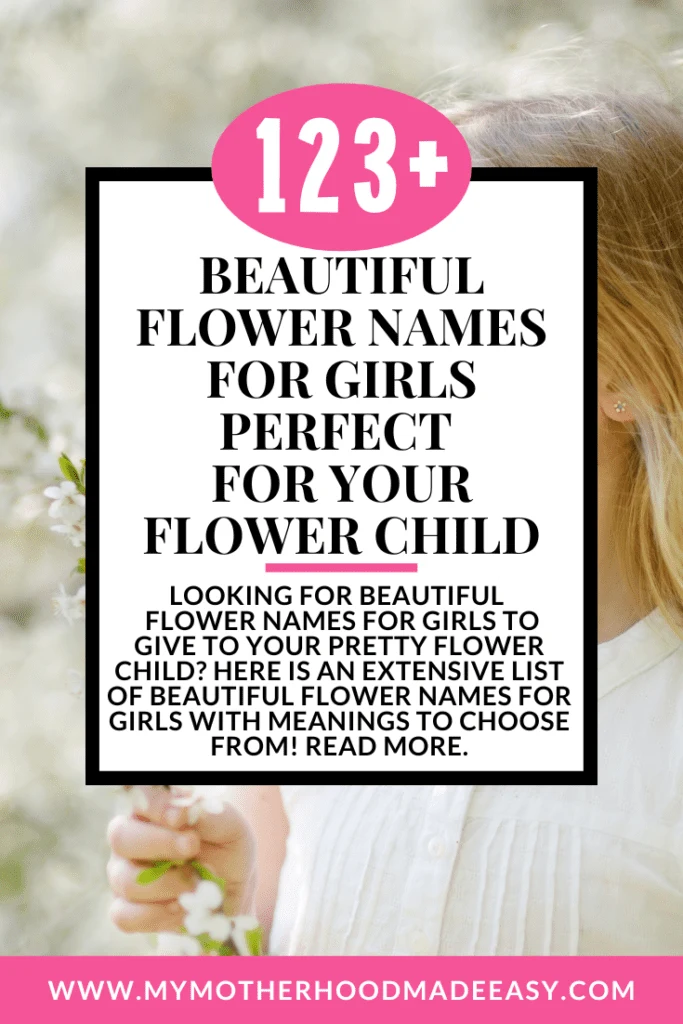 Flower Names for Girls