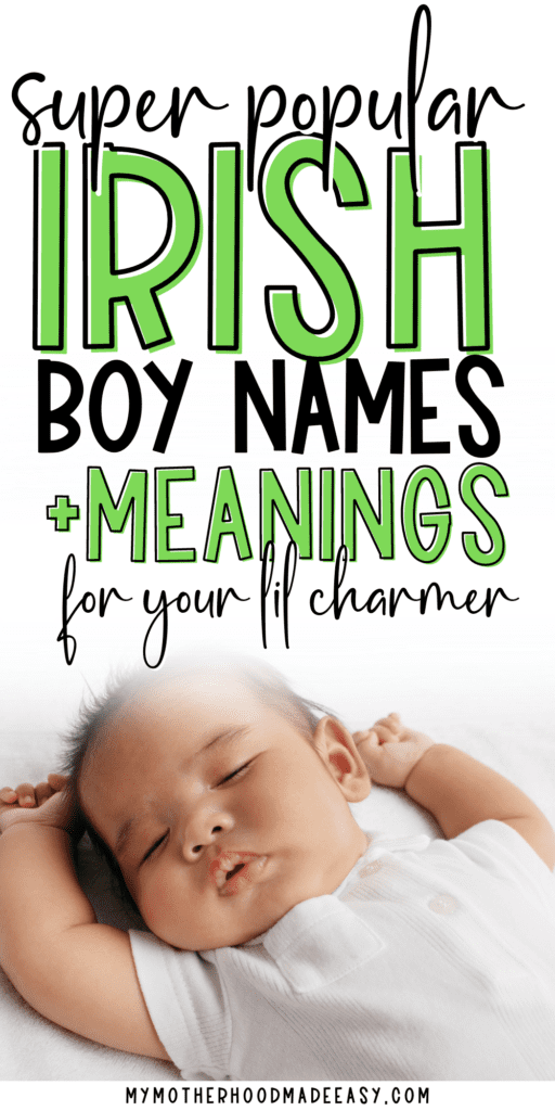Popular Irish baby boy names