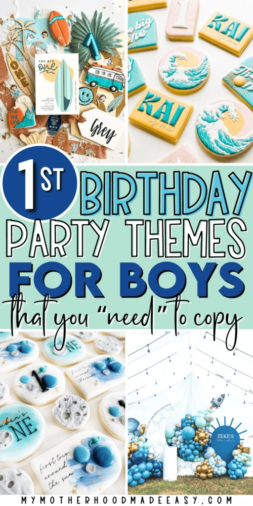 first birthday themes for boys