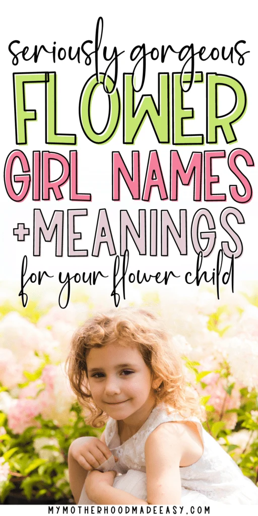 Vintage flower names for girls