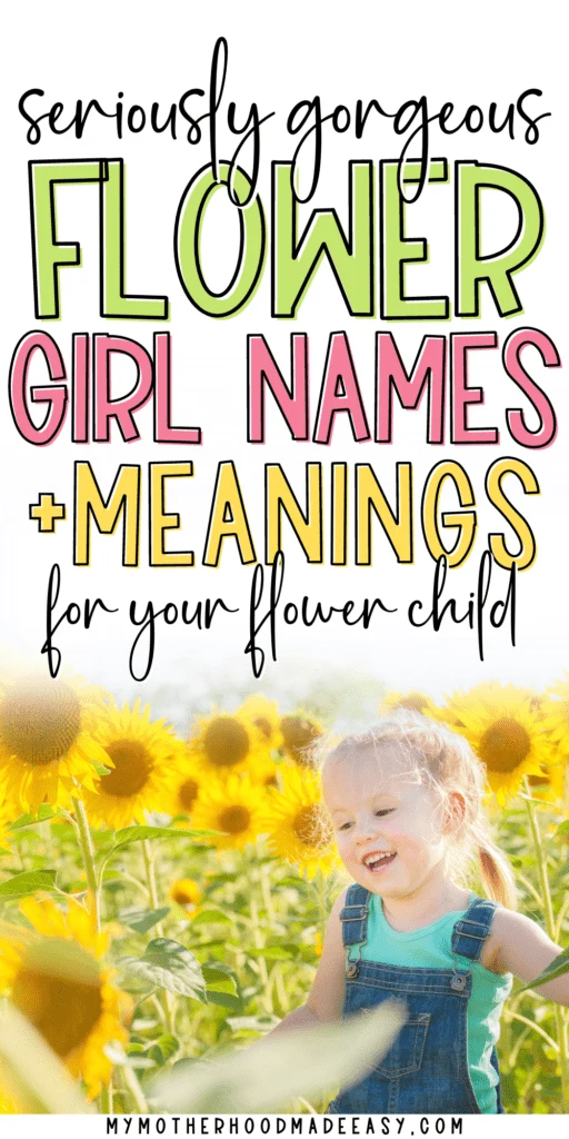 uncommon flower names for girls