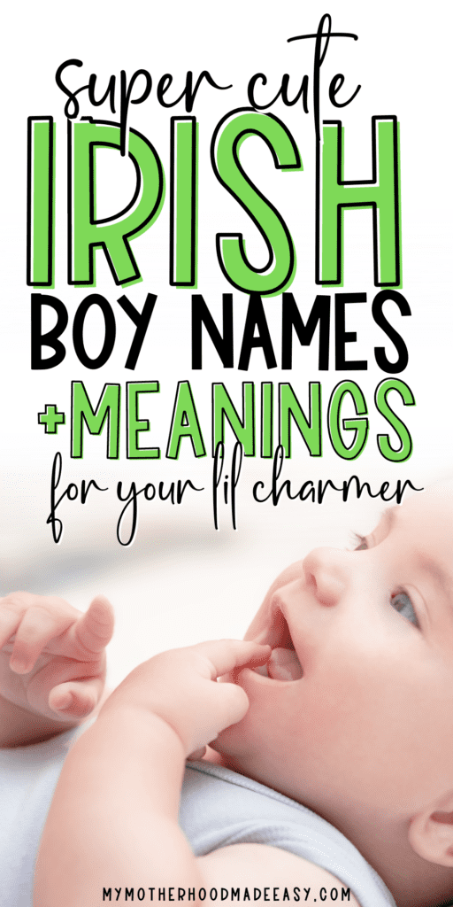 cute irish boy names