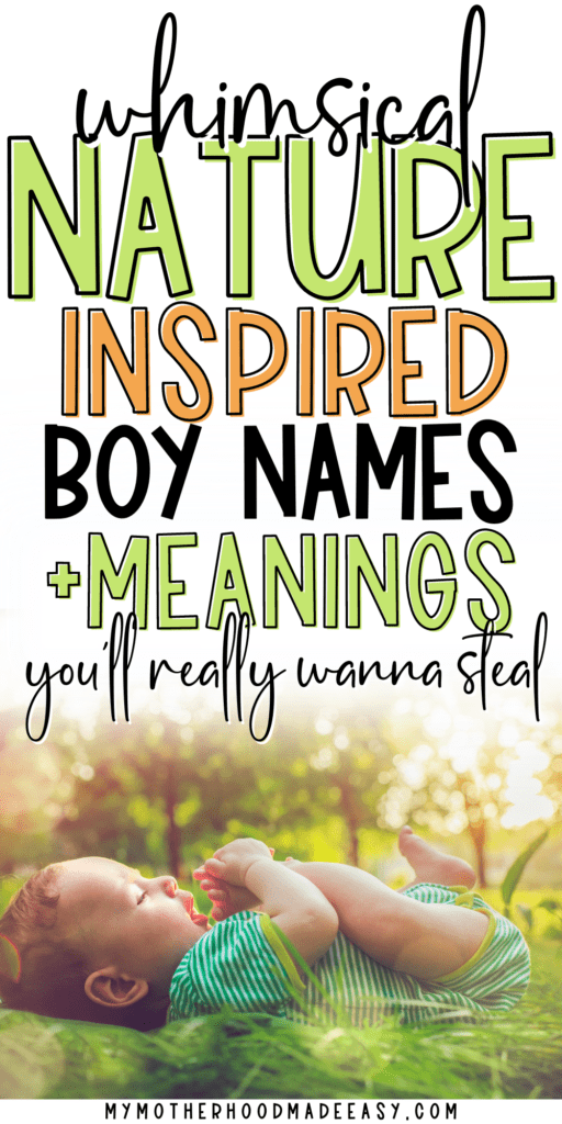 nature names for boys list