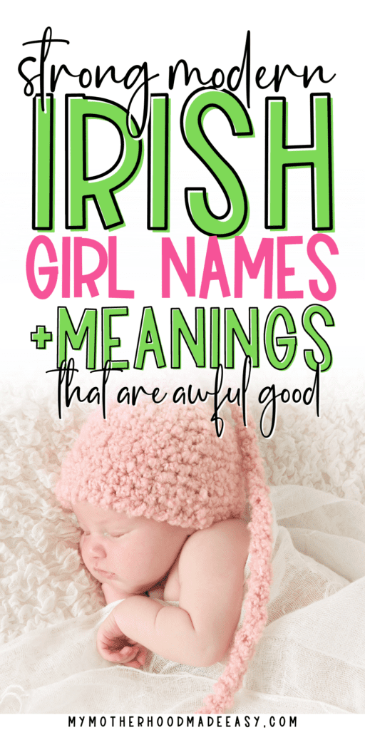 strong modern irish girl names